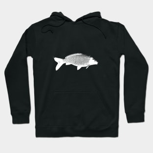 Carp white design Hoodie